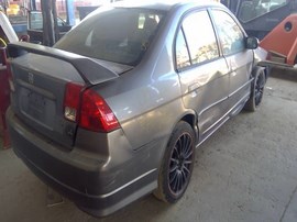 2005 HONDA CIVIC, GRAY, LX MODEL, 1.7L, AT.  A26257